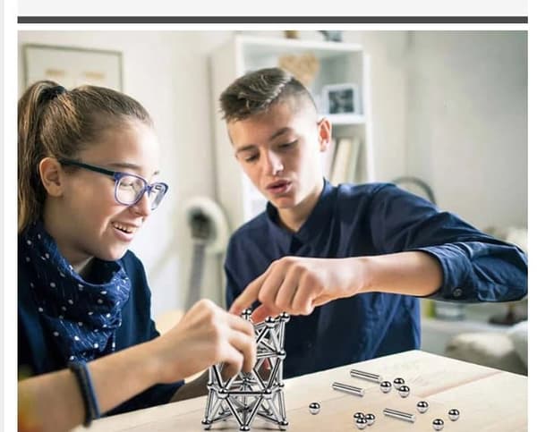 Magnetiska Magnetleksak Magnetpinnar Fidget-lelut