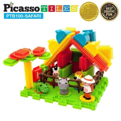 Picasso-fliser børsteblokke 100 stykker, Safari