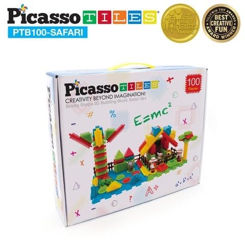 Picasso-fliser børsteblokke 100 stykker, Safari