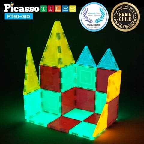Picasso-Fliser 60 stykker Glow in the Dark