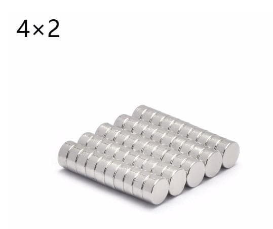 20 st 4 x 2 mm Neodymium Magneter NdFeB