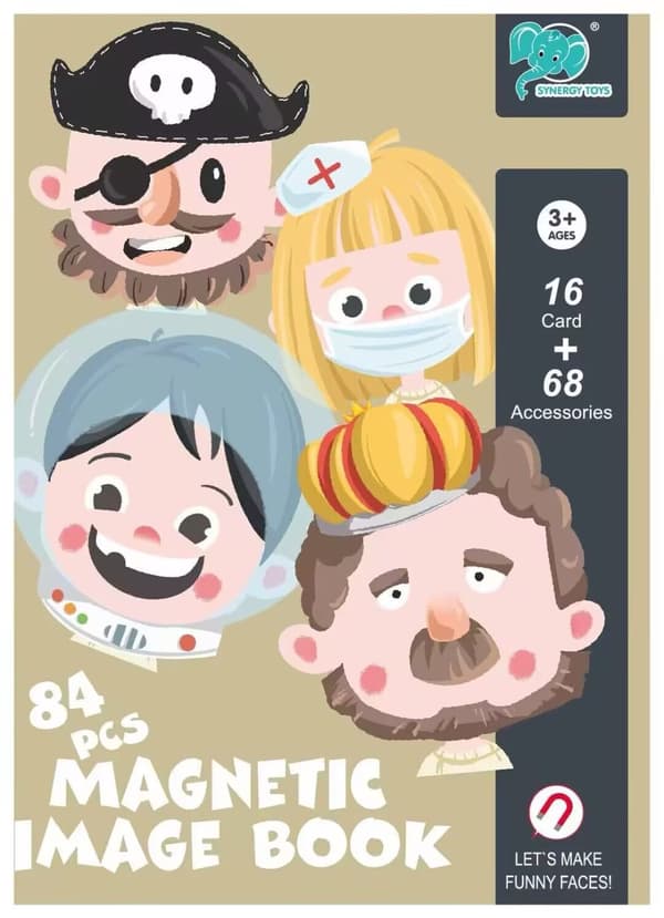 Magnetbok - Ansikter