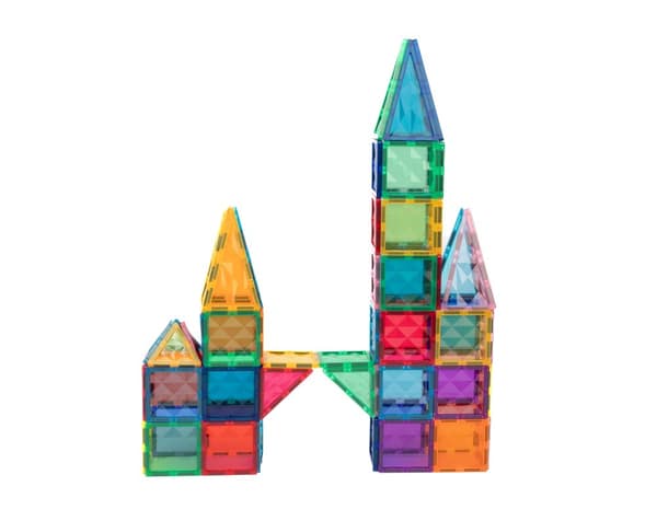 Magnetic Tiles byggsats 120 st. (60 st. + 60 st.)