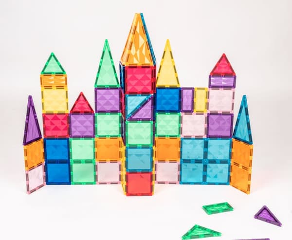 Magnetic Tiles byggsats 120 st. (60 st. + 60 st.)