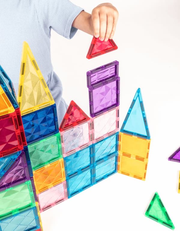 Magnetic Tiles byggsats 120 st. (60 st. + 60 st.)