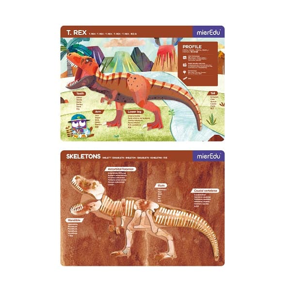 Magnetisk spillebrett fra mieredu - T-Rex