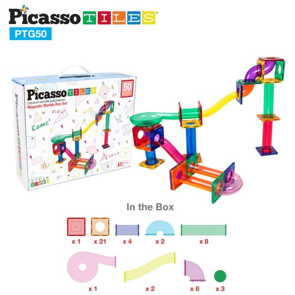 PicassoTiles Kulbana 50 bitar