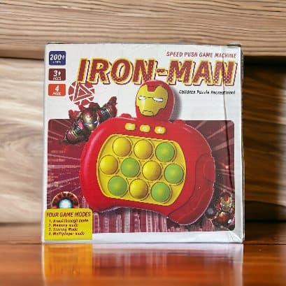 Elektroniskt, anti-stress arkadspel Pop It - Iron Man