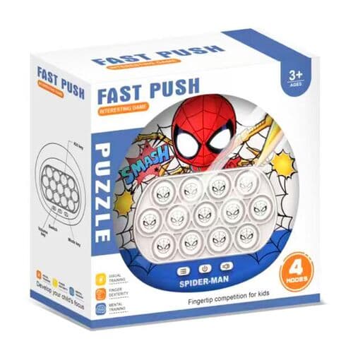 Elektroniskt anti-stress arkadspel Pop It - Spider Man II