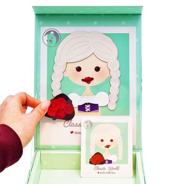 CLASSIC WORLD Princess magneettinen palapeli 44 kpl.