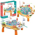 Miniatyrbild 1 av 5: WOOPIE Interaktivt Fiskespel med Pirattema – Magnetiskt Bordsspel