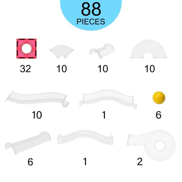 Magnetic Tiles Marble Run 88 deler