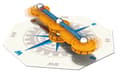 Miniatyrbild 2 av 4: Geomag Mechanics maak je eigen kompas - 21 pcs, Neodymmagnetleksak, 5 År, Blå, Vit