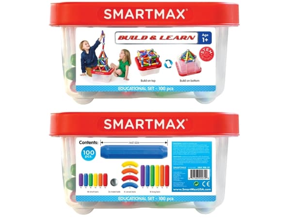 SmartMax Build & Learn, Byggesett, 1 år, 100 stykker, 3,39 kg