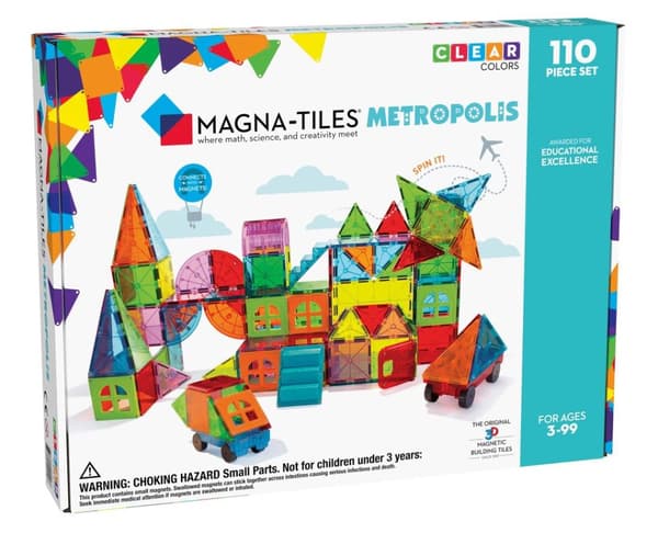 Magna-Tiles Metropolis 110 deler