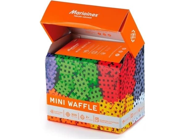 Marioinex 902189 Mini Waffle, Set of 300 Pieces, Multi-Colour