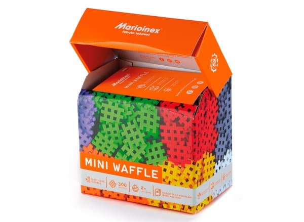 Marioinex 902189 Mini Waffle, Set of 300 Pieces, Multi-Colour