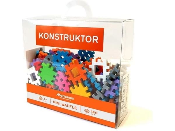 Mini Waffle Building Blocks 140 pieces in Constructor MARIOINEX 902363