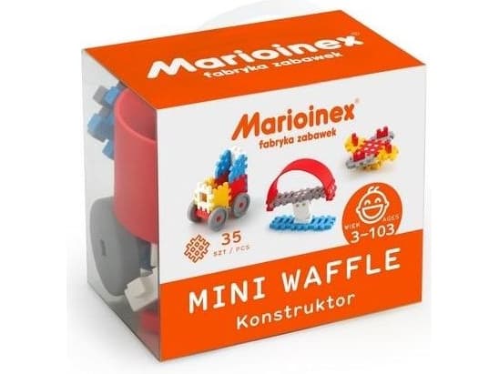 Mini vaffelblokker 35 stk gutt