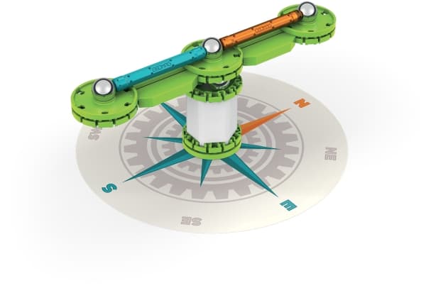 Geomag Mechanics Motion Recycled Kompass 35 st.