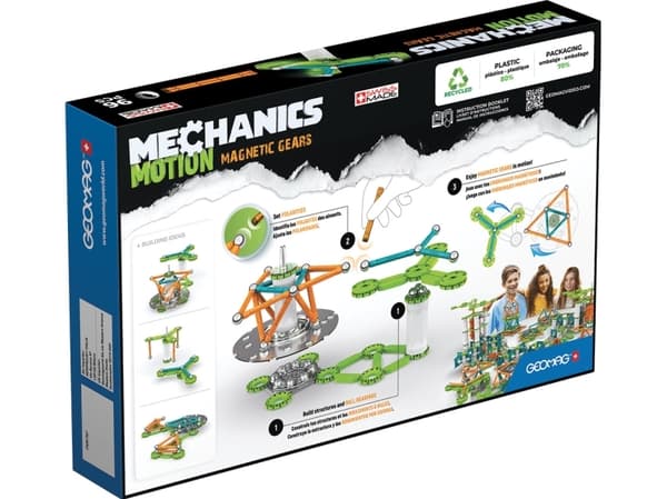 Geomag Mechanics Motion Recycled 2 Magnetic Gears 96 st.