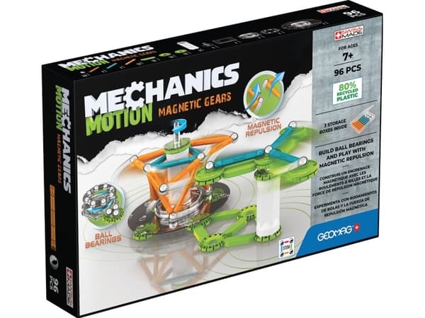 Geomag Mechanics Motion Recycled 2 Magnetic Gears 96 st.