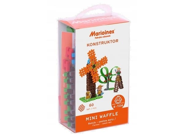 Marioinex Klocki Mini vaffelfarmer Liten blisterpakning