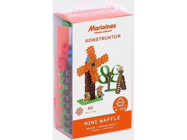 Marioinex Klocki Mini vaffelfarmer Liten blisterpakning