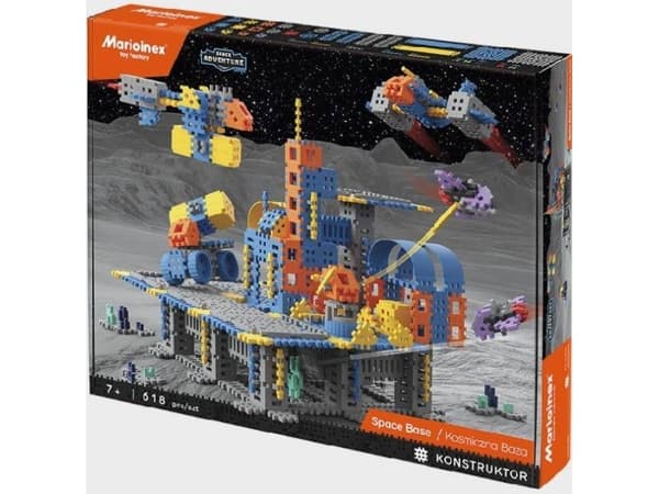 Mini Waffle Construction Blocks - Space Base