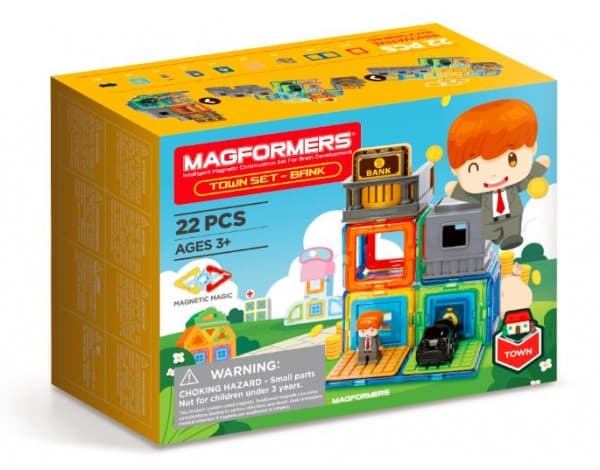 Magformers MAGFORMERS TOWN SET- BANK