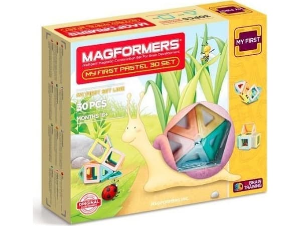 Magformers MAGFORMERS MITT FØRSTE PASTELLSETT 30 EL.