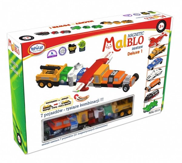 Dromader Malblo Magneettiset ajoneuvot deluxe 1