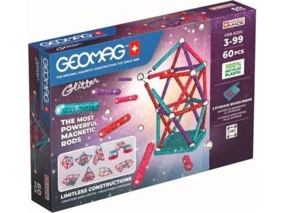 Geomag Glitter Recycled 60 st.