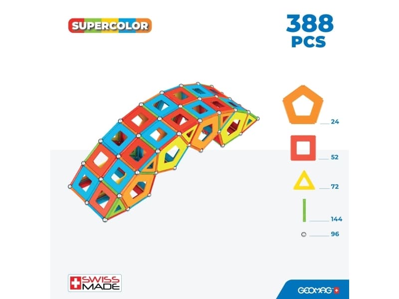Geomag SuperColor Panels RE Masterbox Neodymmagnetleksak