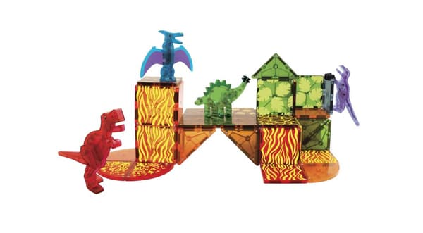 Magna-Tiles Dino World, 40 bitar