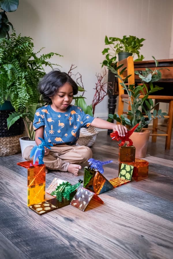 Magna-Tiles Dino World, 40 bitar