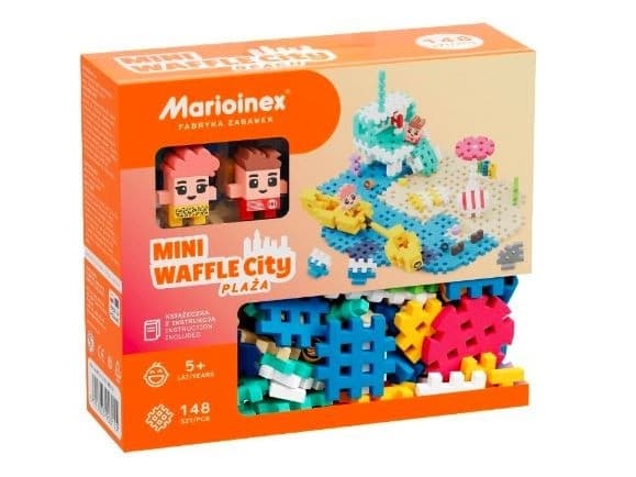 Marioinex Klocki Mini Waffle 148 elementer Strand
