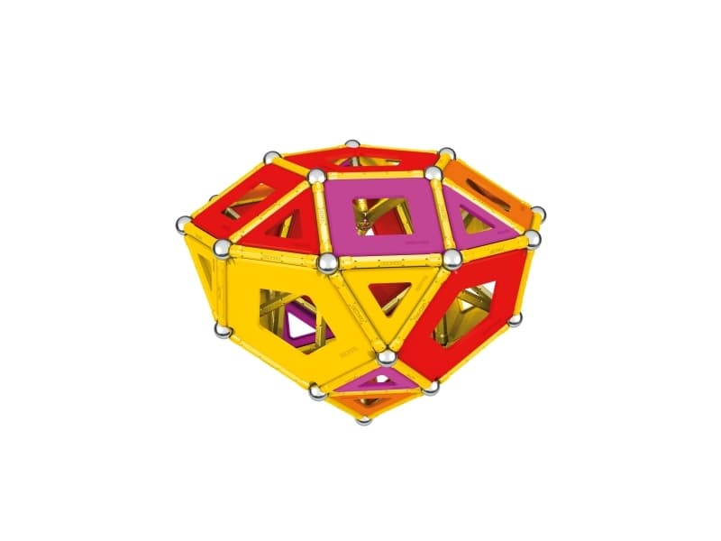 Geomag Classic Panels RE Warm Masterbox, Neodymium magnet leksak, 3 År, Flerfarvet