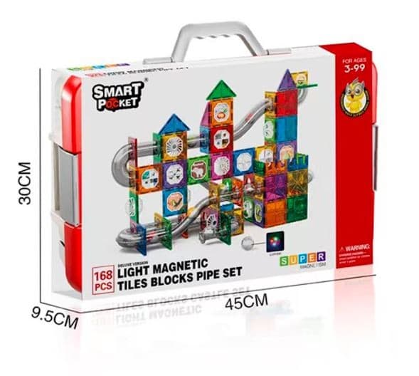 Magnetic blocks 168 elements