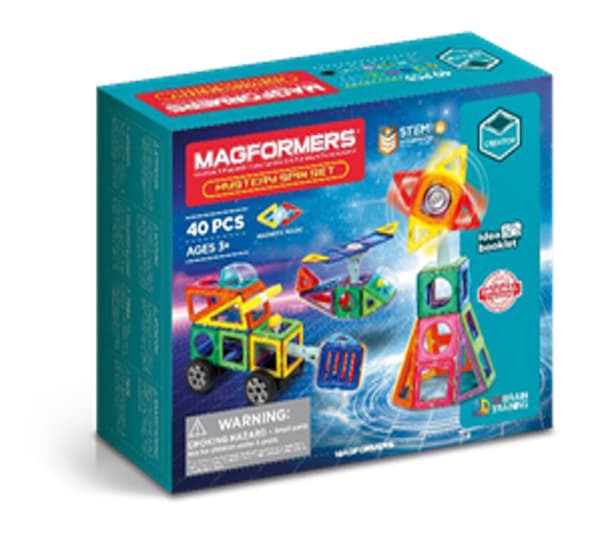 Magformers Mystery Spin Set med 40 Bitar