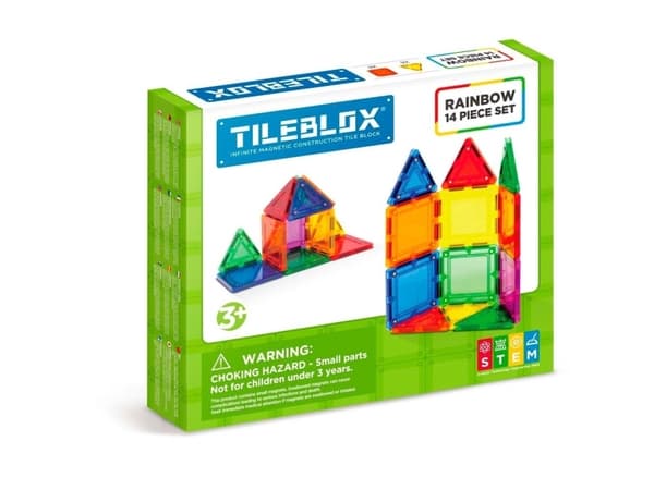 Tileblox Rainbow 14 pcs set
