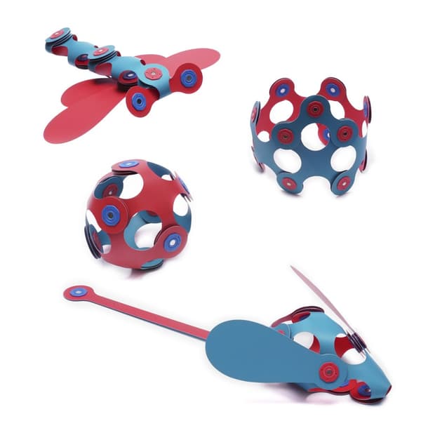 Itsy Pack 18 Delar Flamingo/Turkos Clixo