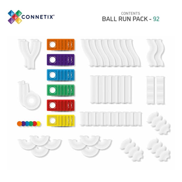 Connetix Rainbow Ball Run 92 Delar