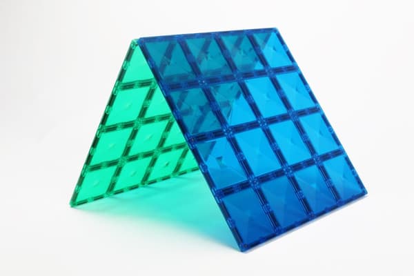 Connetix Rainbow Blue&Green Basplatta 2 Delar