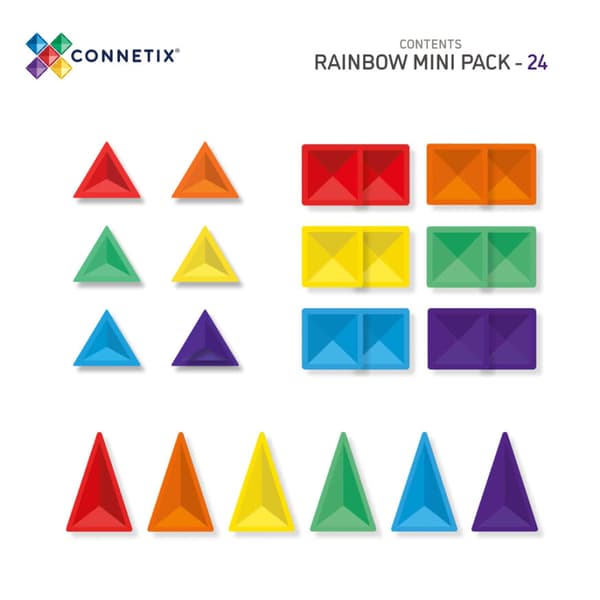 Connetix Rainbow Mini 24 Delar