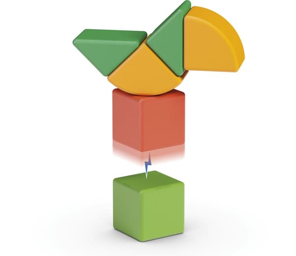Magicube Re Shapes Startsett 6 deler fra Geomag