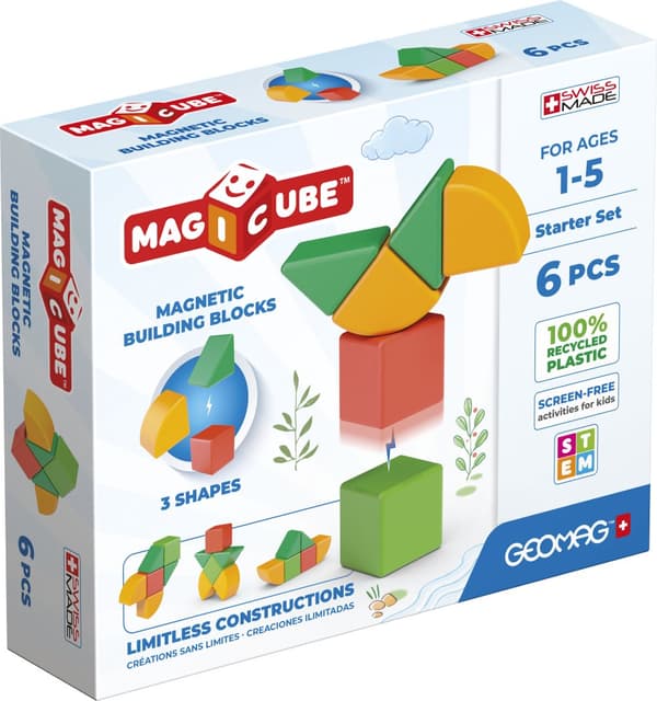 Magicube Re Shapes Startset 6 Delar Geomag
