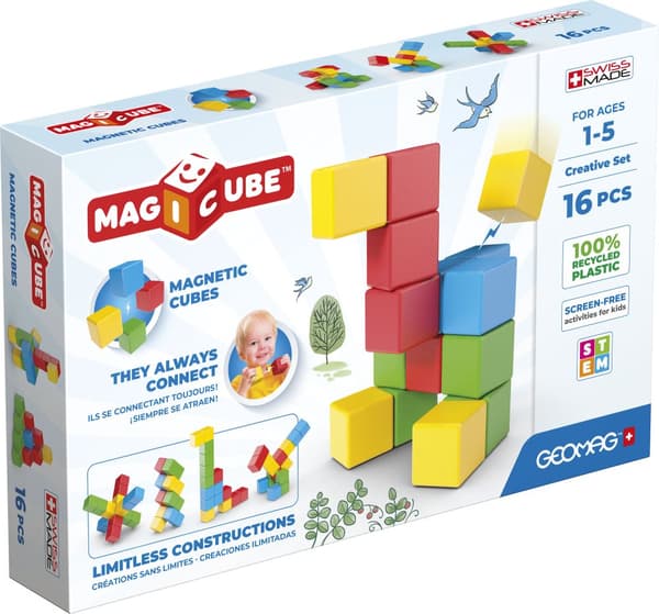 Magicube Kreativt Sett 16 deler fra Geomag
