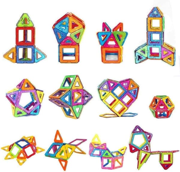 Magnetiska byggstenar, designerkonstruktion, pedagogisk 40 st