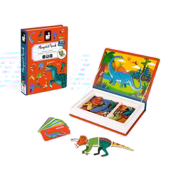 Magneti'book  Dinosarier 40 Bitar Janod